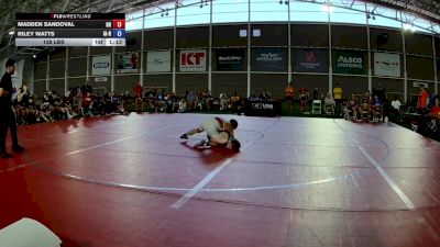 138 lbs Madden Sandoval, Oregon vs Riley Watts, Iowa Red