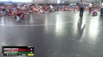 120 lbs 2nd Wrestleback (16 Team) - Connor Castillo, Backyard Brawlers vs Dakota Fenwick, Alabama Elite Blue