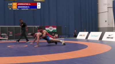 70 kg Quarterfinal - Evan Henderson, USA vs Arman Andreasyan, ARM