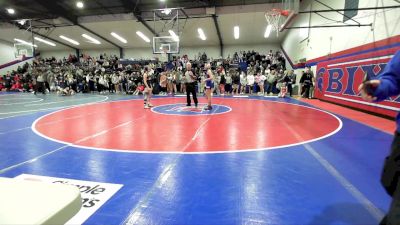 102 lbs Quarterfinal - Lynette Mullin, Bixby JH Girls vs Destiny Clarke, Sallisaw JH