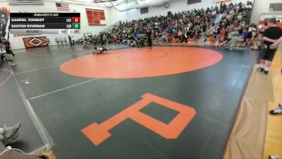 114-116 lbs Round 1 - Easton Sturman, Lander Middle School vs Gabriel Torbert, Laurel Middle School