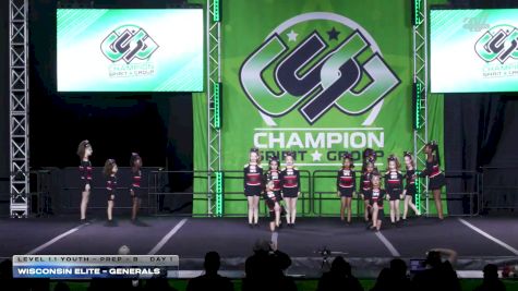 Wisconsin Elite - Generals [2026 L1.1 Youth - PREP - B Day 1] 2026 CSG Grand Nationals