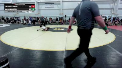 80 lbs 3rd Place - Cyler Gilmore, OH vs Mason Gibson, MD