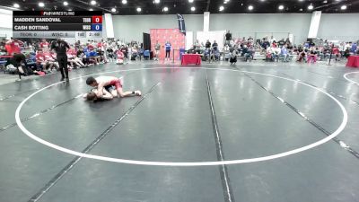 144 lbs Madden Sandoval, Team Oregon vs Cash Botting, Wisconsin