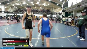 125 lbs Quarterfinal - Draken Miller, Meridian vs Mathias Dalton, Emmett