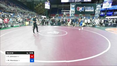 132 lbs Rnd Of 32 - Presley Johnson, MO vs Moses Mendoza, CA