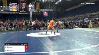 152 lbs Cons 64 #2 - Garrett Golden, Ohio vs Andres Ramirez, Oregon