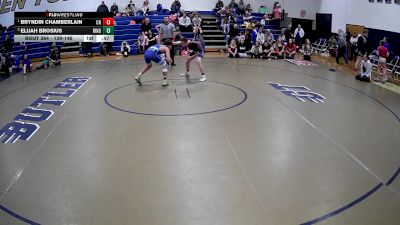 139-146 lbs Round 3 - Bryndin Chamberlain, Clearfield HS vs Elijah Brosius, Cranberry / Bad Karma