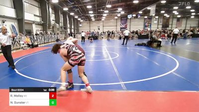 160 lbs Consi Of 32 #1 - Riley Malloy, ME vs Noah Dunster, VT