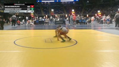 95 lbs Round Of 32 - Dylan Roncolato, Nazareth vs Remington Whipkey, West Greene
