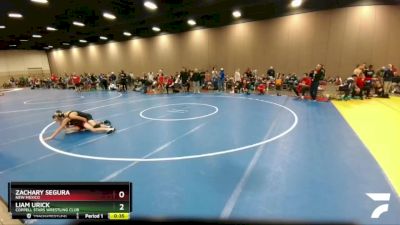 102 lbs Cons. Round 1 - Zachary Segura, New Mexico vs Liam Urick, Coppell Stars Wrestling Club