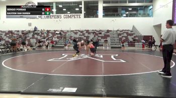 141 lbs Finals (2 Team) - Daxton Van Duren, Sierra College (White) vs Sergio Porras, Palomar College (RED)