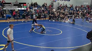 126 lbs 3rd Place Match - Cameron Crumpler, Niagara Falls vs Logan Fuller, Chautauqua Lake