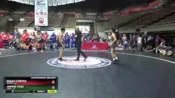 113 lbs Round 4 (16 Team) - Isaiah Cortez, SCVWA vs Ahmad Faizi, SJWA