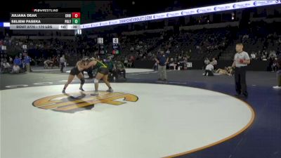 170 lbs Consi Of 8 #1 - Juliana Deak, Christopher (CC) vs Selieni Paseka, Poly/Long Beach (SS)