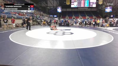 94 lbs Cons. Sub-semis - Stephen Bagocius, NJ vs Damian DuChez, MD