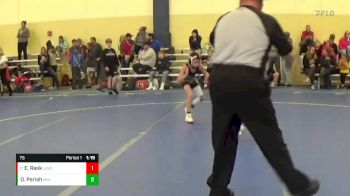 75 lbs Champ. Round 2 - Ethan Rask, LaCrosse Area Wrestlers (LAW) vs Owen Parish, Minnesota