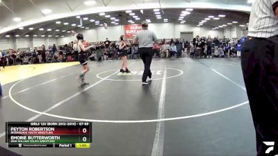 67-69 lbs Cons. Round 1 - Peyton Robertson, Riverheads Youth Wrestling vs Emorie Butterworth, King William Youth Wrestling