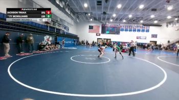 113 lbs Champ. Round 2 - Ty McWilliams, Lander Valley vs Jackson Truax, Spearfish