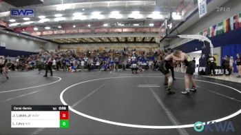 120 lbs Consolation - Jeremy Lakes Jr, Midwest City Bombers Youth Wrestling Club vs Liam Levy, Norman Grappling Club