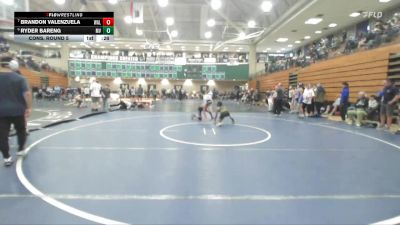 106 lbs Cons. Round 5 - Brandon Valenzuela, Walnut vs Ryder Bareng, Mar Vista