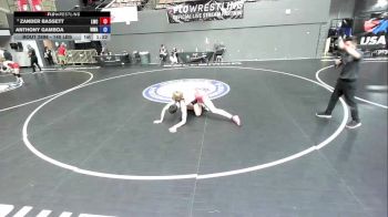 140 lbs 7th Place Match - Zander Bassett, Livermore Wrestling Club vs Anthony Gamboa, Wright Wrestling Academy