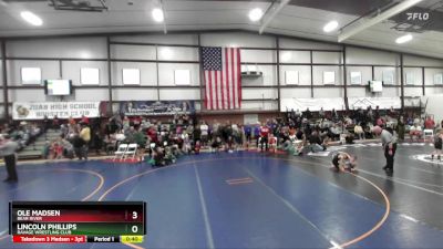 52 lbs Cons. Round 3 - Lincoln Phillips, Ravage Wrestling Club vs Ole Madsen, Bear River