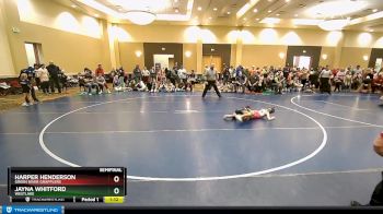 57 lbs Semifinal - Harper Henderson, Green River Grapplers vs Jayna Whitford, Westlake