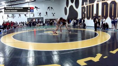 110 B Champ. Round 1 - Eliana Paramo, North Central University vs Elizabeth Gonzales, Rochester University