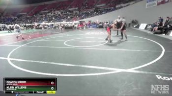 6A-157 lbs Champ. Round 1 - Deacon Odom, North Salem vs Klein Willems, Beaverton