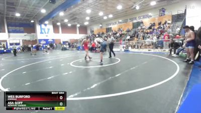 215 lbs Quarterfinal - Asa Goff, Newport Harbor vs Wes Burford, Oakdale