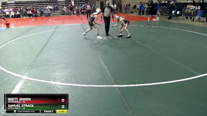 95 lbs Cons. Round 1 - Samuel Strack, Little Falls vs Brett Jensen ...