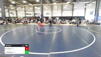 86 lbs Rr Rnd 2 - Wyatt Scott, Henley Mat Club vs Hank Bingley, Concede Nothing WC