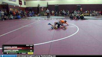 SPW-17 lbs Semifinal - Maverick Wendel, Immortal Athletics WC vs Jackson Jasper, Western Dubuque Little Bobcats