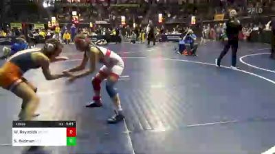 108 lbs Final - Willow Reynolds, Montgomery vs Sage Badman, Selinsgrove