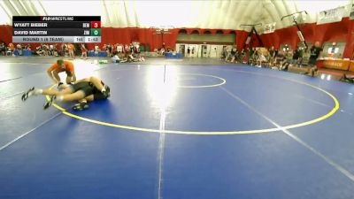 175 lbs Round 1 (8 Team) - David Martin, Zimmerman vs Wyatt Bieber, Bemidji