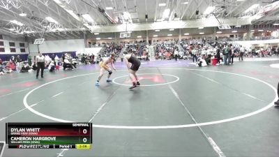 165 lbs Semifinal - Dylan Whitt, Grand View (Iowa) vs Cameron Hargrove, William Penn (Iowa)