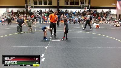 52 lbs Semifinal - Orion Roper, JET Wrestling Club vs Kase Huff, Team Tiger