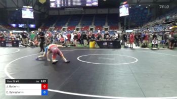 145 lbs Cons 32 #2 - Jackson Butler, Pennsylvania vs Ethan Sylvester, Minnesota