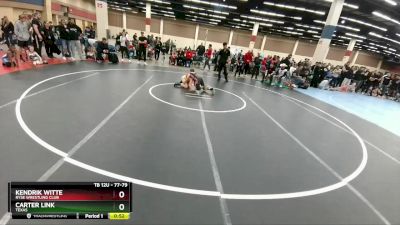 77-79 lbs Round 3 - Kendrik Witte, Ryse Wrestling Club vs Carter Link, Texas