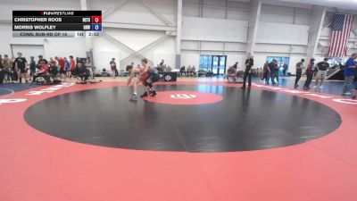 132 lbs Cons. Sub-rd Of 16 - Christopher Roos, Betsu vs Morris Wolfley, Gold Rush Wrestling