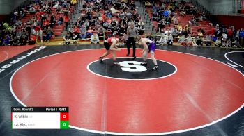 127 lbs Cons. Round 3 - Jason Alex, Baldwin Hs vs Kaeleb Wible, Ligonier Valley Hs