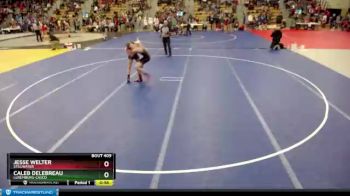 132 lbs Cons. Round 2 - Jesse Welter, Stillwater vs Caleb Delebreau, Luxemburg-Casco