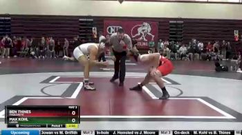 182 lbs Quarterfinal - Max Kohl, Lisbon vs Ben Thines, Maquoketa