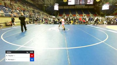 120 lbs Cons 64 #2 - Andrew Taylor, FL vs Caleb Arroyo, IA