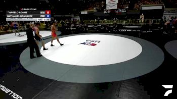 175 lbs Champ. Round 1 - Angelo Adame, Matilda Torres High School Wrestling vs Nathaniel Domiguez, Pacifica High School Wrestling