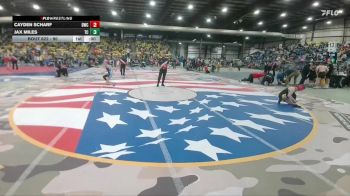 100 lbs Cons. Round 3 - Ashlyn McCann, Montana Disciples vs Jamii Washechek, American Outlaws Wrestling