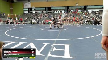 113 lbs Quarterfinals (8 Team) - Morgan Brown, SULPHUR vs Mason Burnham, CATOOSA