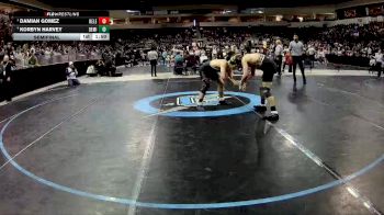 4A 172 lbs Semifinal - Damian Gomez, Belen vs Korbyn Harvey, Deming