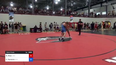 67 kg Semifinal - Noah Rice, Lancaster Alliance Wrestling Club (LAW) vs Colton Parduhn, Interior Grappling Academy